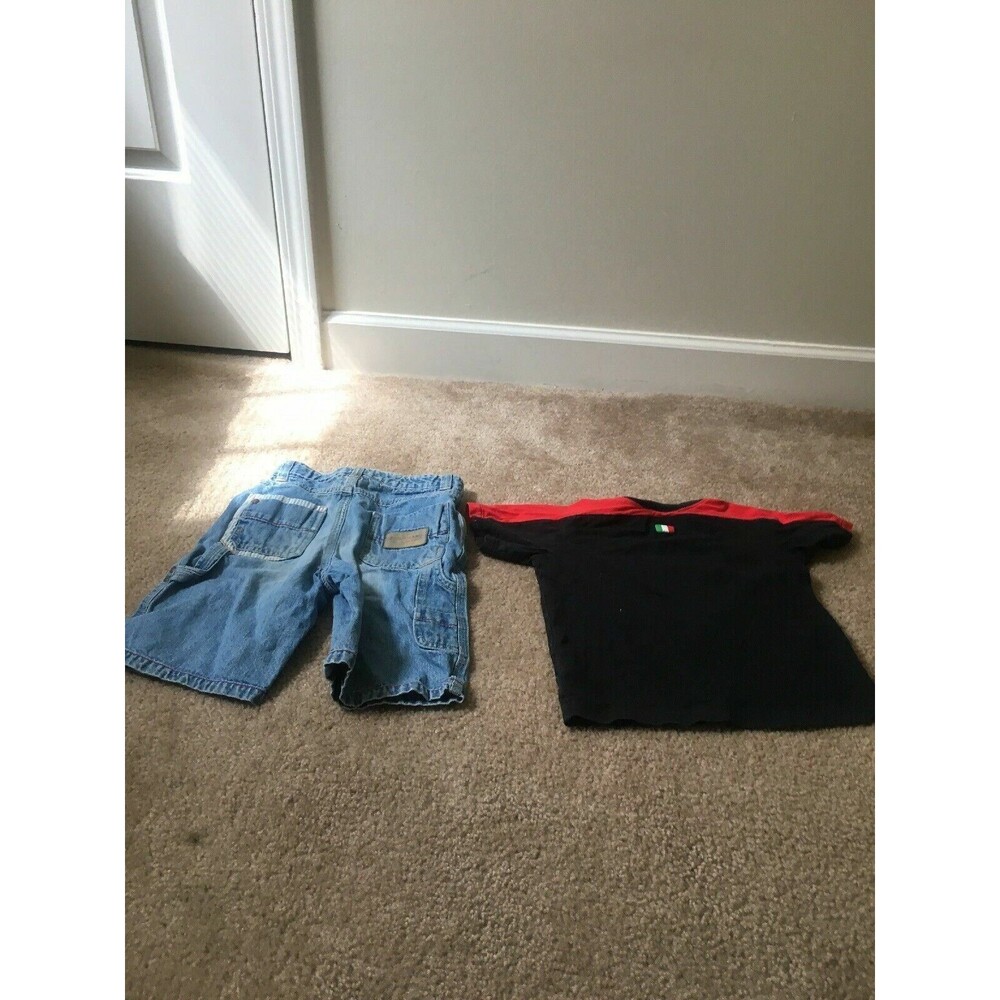 Toddler Boys Child 2 Piece Short Set Outfit Shorts & Shirt Size 4T - Picture 3 of 12